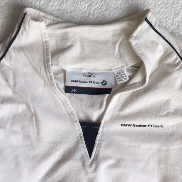 Vintage BMW Sauber F1 Team white Puma t-shirt (XS) - Picture 3 of 3